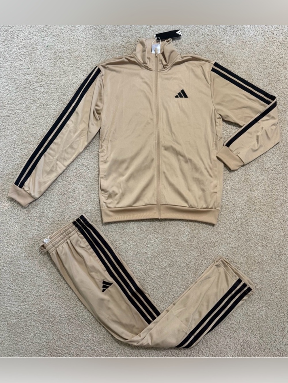Classic adidas two-piece track set.